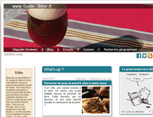 Tablet Screenshot of guide-biere.fr